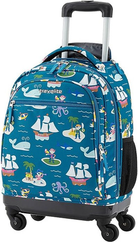 תיק על גלגלים מבית המותג TRAVEL LITE דגם Pirate צבע ורוד