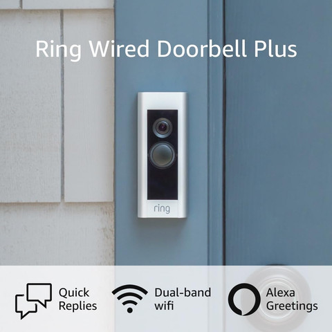 פעמון חכם חוטי Ring Video Doorbell Wired PRO