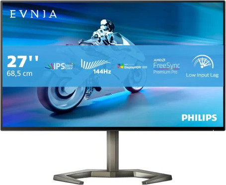מסך גיימינג Philips Evnia 27M1F5800 27'' 4K-UHD IPS 144Hz 1MS 3Y-OS