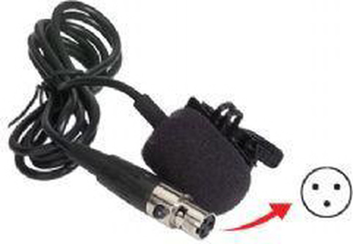 מיקרופון דש LAPEL KL פלג 3 פין