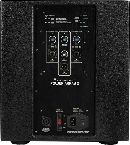 סאב + 2 טופים Powerwerks PWRPA2 2000W SUB + two satellite array