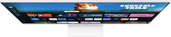 מסך חכם לבן Samsung S32 31.5'' VA FHD Tizen OS Wi-Fi BT SPK 3Y