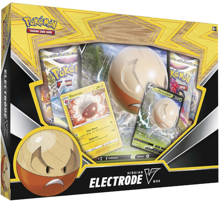 קלפי פוקימון מארז היסואין אלקטרוד וי Pokémon TCG: Hisuian Electrode V Box
