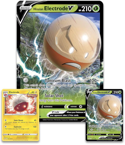 קלפי פוקימון מארז היסואין אלקטרוד וי Pokémon TCG: Hisuian Electrode V Box