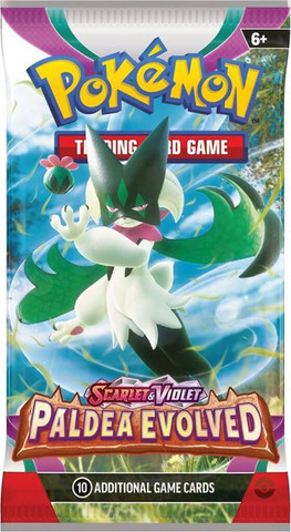 מארז 10 קלפי פוקימון בהפתעה Scarlet & Violet – Paldea Evolved Booster