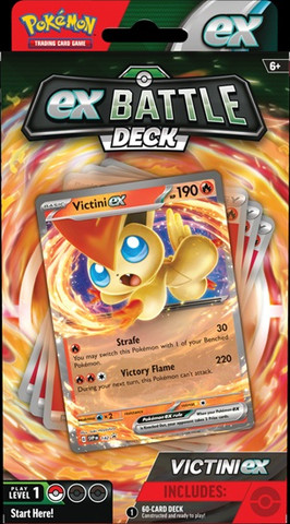 קלפי פוקימון דק Pokémon Victini ex Battle Deck