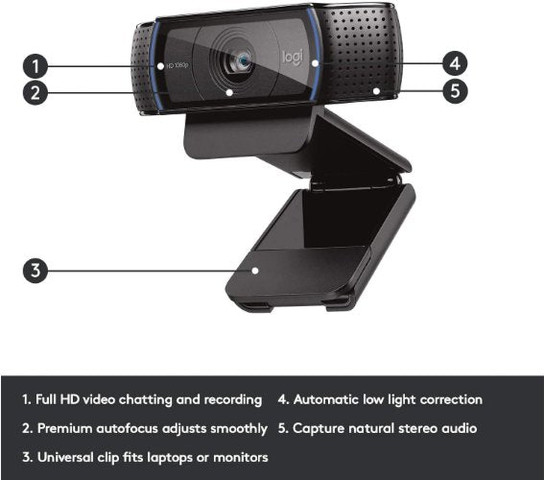 מצלמת אינטרנט Logitech C920 FHD