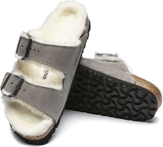 כפכפי Birkenstock לנשים דגם Arizona Fur