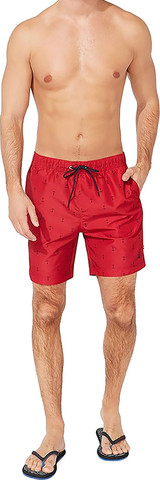 בגד ים Nautica לגברים דגם Classic Fit Printed