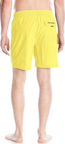 בגד ים Nautica לגברים דגם 8" Signature