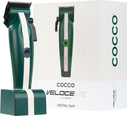 מכונת תספורת ירוק לבן Cocco Veloce Lite