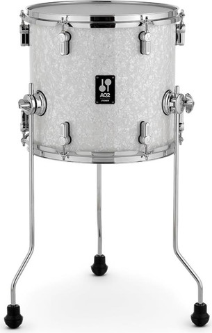 תוף פלור  AQ2 1413 FT WHP 17335 White Pearl 14" x 13