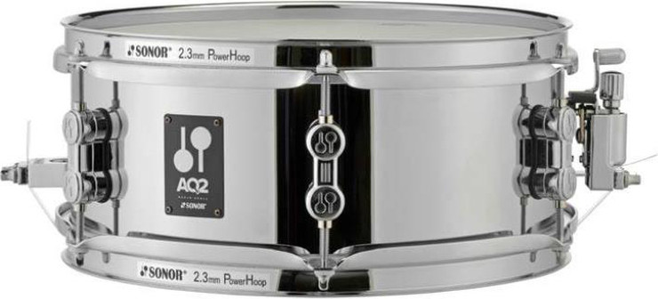 תוף סנר AQ2 1205 SDS Chrome finish Snare Drum 12" x 5