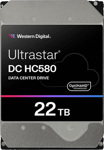 כונן קשיח Western Digital Ultrastar DC HC580 WUH722422ALE6L4 22TB 7200RPM