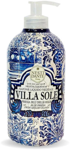 סבון רחצה נוזלי villa sole פרזיה כחולה
