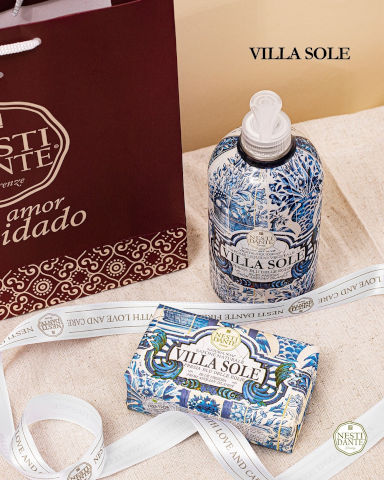 סבון רחצה נוזלי villa sole פרזיה כחולה