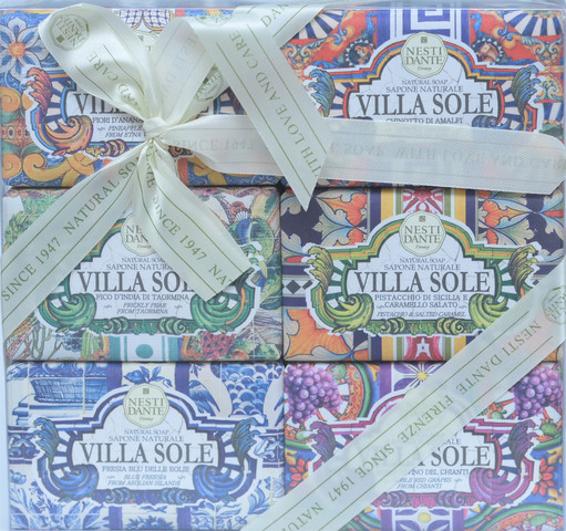מארז סבונים VILLA SOLE שישייה