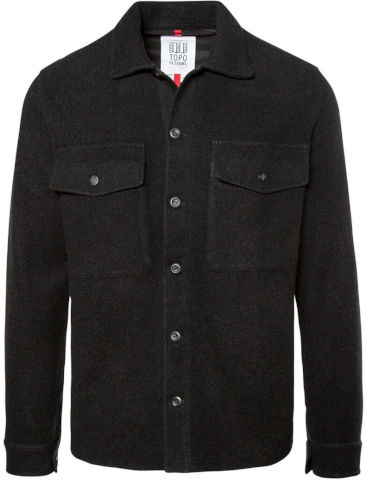 חולצת צמר שרוולים ארוכים Wool Shirt M Black