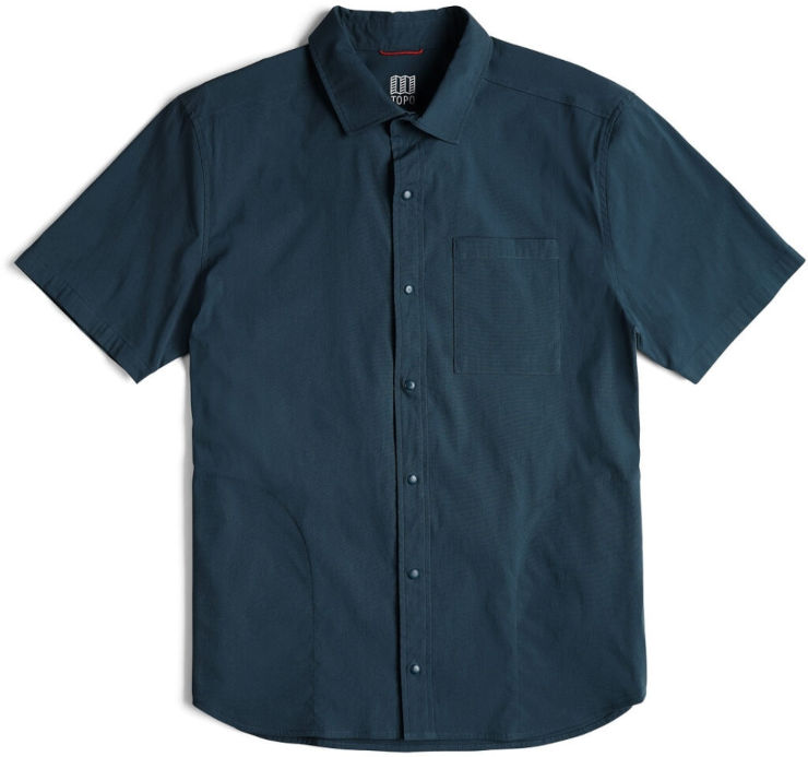 חולצה לגברים Global Shirt S/S M pond blue