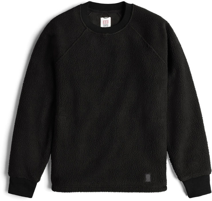 מעיל פליס יוניסקס Mountain Fleece Crew U Black