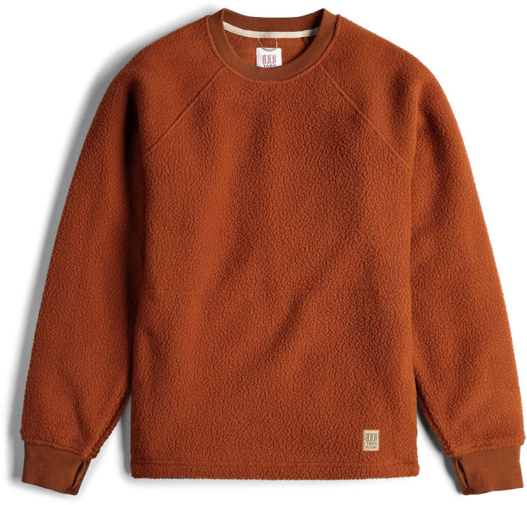 מעיל פליס יוניסקס Mountain Fleece Crew U brick