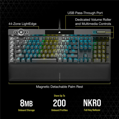 מקלדת גיימינג מכנית K100 OPX Switch Black