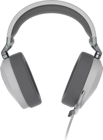 אוזניות גיימינג חוטיות  Corsair HS65 Surround Multiplatform Wired Gaming 7.1 – צבע לבן