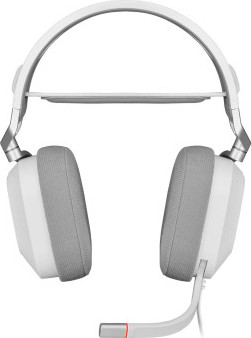 אוזניות קשת חוטיות לגיימינג CORSAIR HS80 RGB USB WHITE צבע לבן