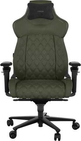 כסא גיימינג Corsair מדגם: TC500 Luxe Sherwood בצבע שחור עם עומס נשיאה של עד 120 ק''ג
