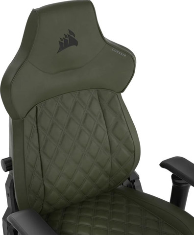 כסא גיימינג Corsair מדגם: TC500 Luxe Sherwood בצבע שחור עם עומס נשיאה של עד 120 ק''ג