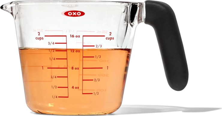 כוס מידה זכוכית בנפח 2 כוסות SW מבית OXO