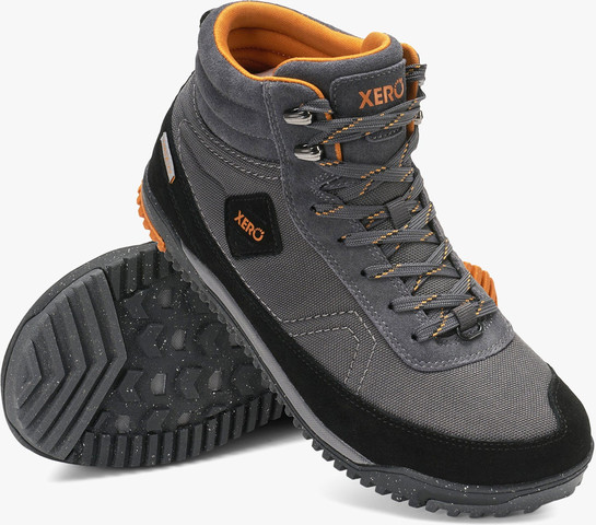 Xero Shoes Ridgeway - נעלי הרים זירו לגברים בצבע שחור אספלט