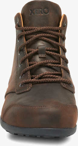 Xero Denver Leather  - מגפונים עם שרוכים לגברים בצבע חום כהה