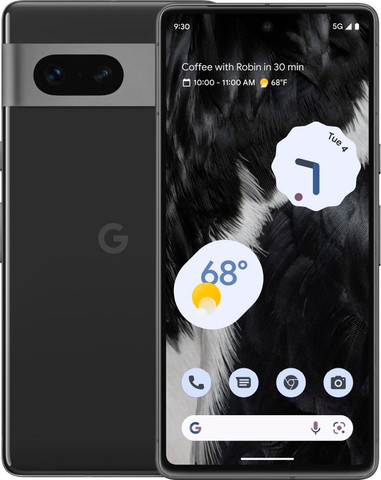 טלפון סלולרי 6.3 Google גוגל Pixel 7 128GB8GB  שחור גרסה אמריקאית