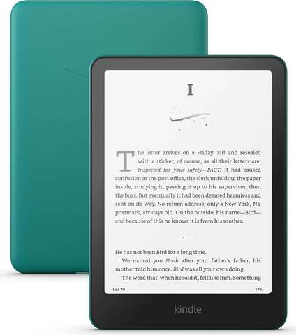 קורא ספרים אלקטרוני Amazon Kindle Paperwhite Signature Edition 32GB בצבע Metallic Jade