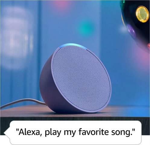 רמקול חכם Amazon Echo Pop speaker- צבע לבן