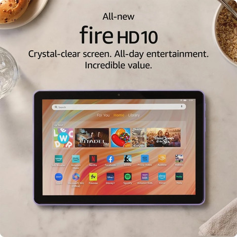 טאבלט 10.1" Amazon Fire HD 10 (2023) 13th Gen 32GB/3GB בצבע לילך