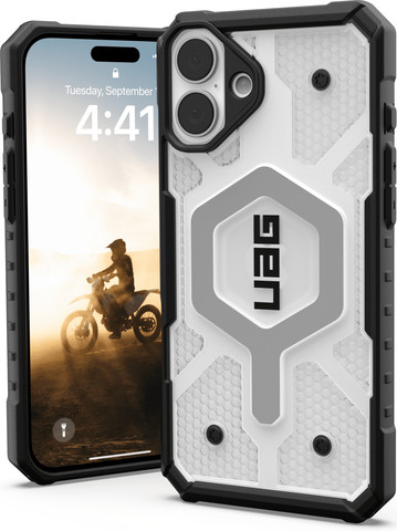 כיסוי iPhone 16 Pathfinder Clear MagSafe Ice UAG