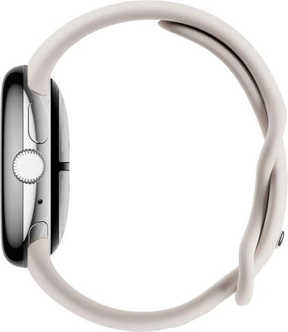 שעון חכם Google Pixel Watch 2 41mm Wi-Fi במארז אלומיניום כסף עם רצועה פעילה פורצלן