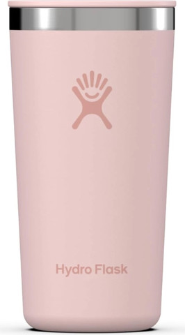 כוס תרמית מנירוסטה בנפח 335 מל מבית Hydro Flask – ורוד פסטל