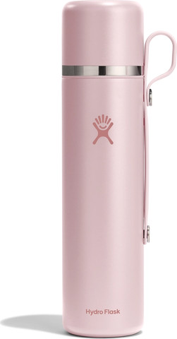 תרמוס מנירוסטה 1.06 ליטר עם כוס מבית Hydro Flask – ורוד פסטל