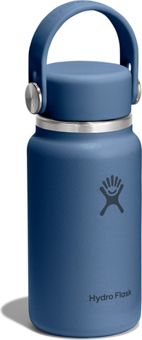 בקבוק שתייה תרמי מנירוסטה Micro בנפח 200 מל מבית Hydro Flask – כחול כהה