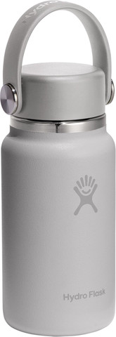 בקבוק שתייה תרמי מנירוסטה Micro בנפח 200 מל מבית Hydro Flask – אפור בהיר