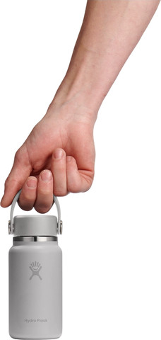 בקבוק שתייה תרמי מנירוסטה Micro בנפח 200 מל מבית Hydro Flask – אפור בהיר