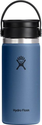 בקבוק תרמי מנירוסטה עם פיית SIP רחבה 473 מל מבית Hydro Flask – כחול כהה