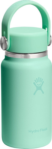 בקבוק שתייה תרמי מנירוסטה Micro בנפח 200 מל מבית Hydro Flask – ירוק בהיר