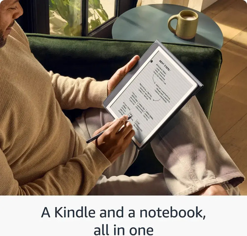 קורא ספרים אלקטרוני Amazon Kindle Scribe 10.2 16GB With Premium Pen - דגם חדש
