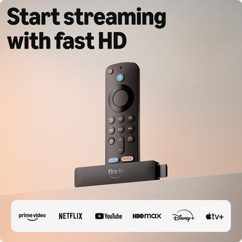 סטרימר Amazon Fire TV Stick 4K Plus Wi-Fi 6 עם Alexa Voice Remote