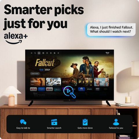 סטרימר Amazon Fire TV Stick 4K Plus Wi-Fi 6 עם Alexa Voice Remote