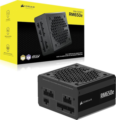ספק כוח Corsair RM650e Fully Modular 650W 80 Plus Gold